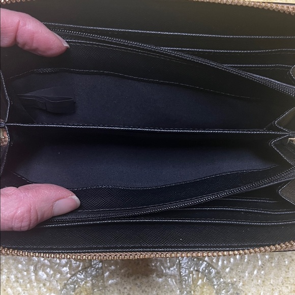 Like new Rebecca Minkoff Brown and Black Dot leather Wallet - Picture 10 of 16